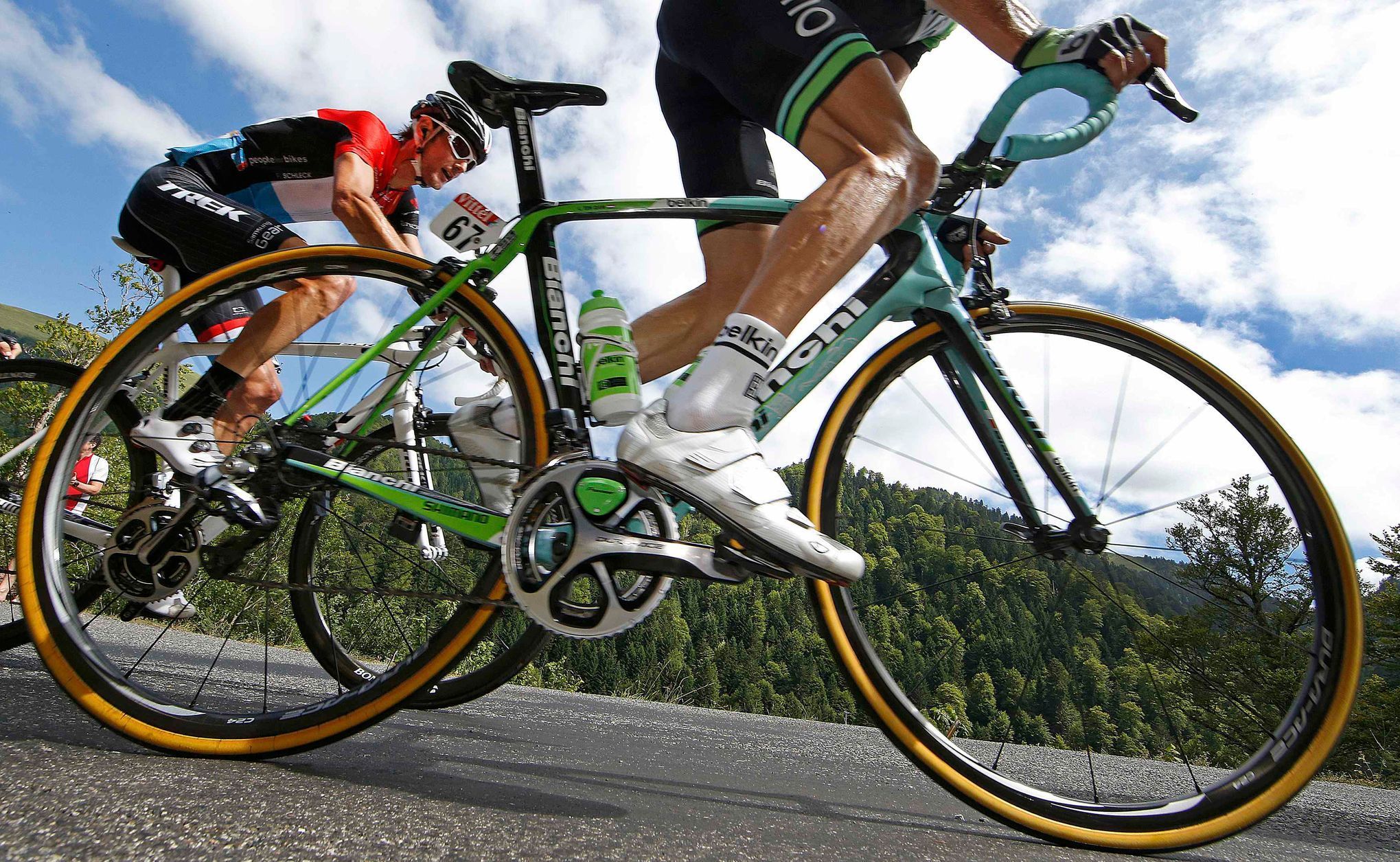 Frank Schleck v 16. etapě Tour de France