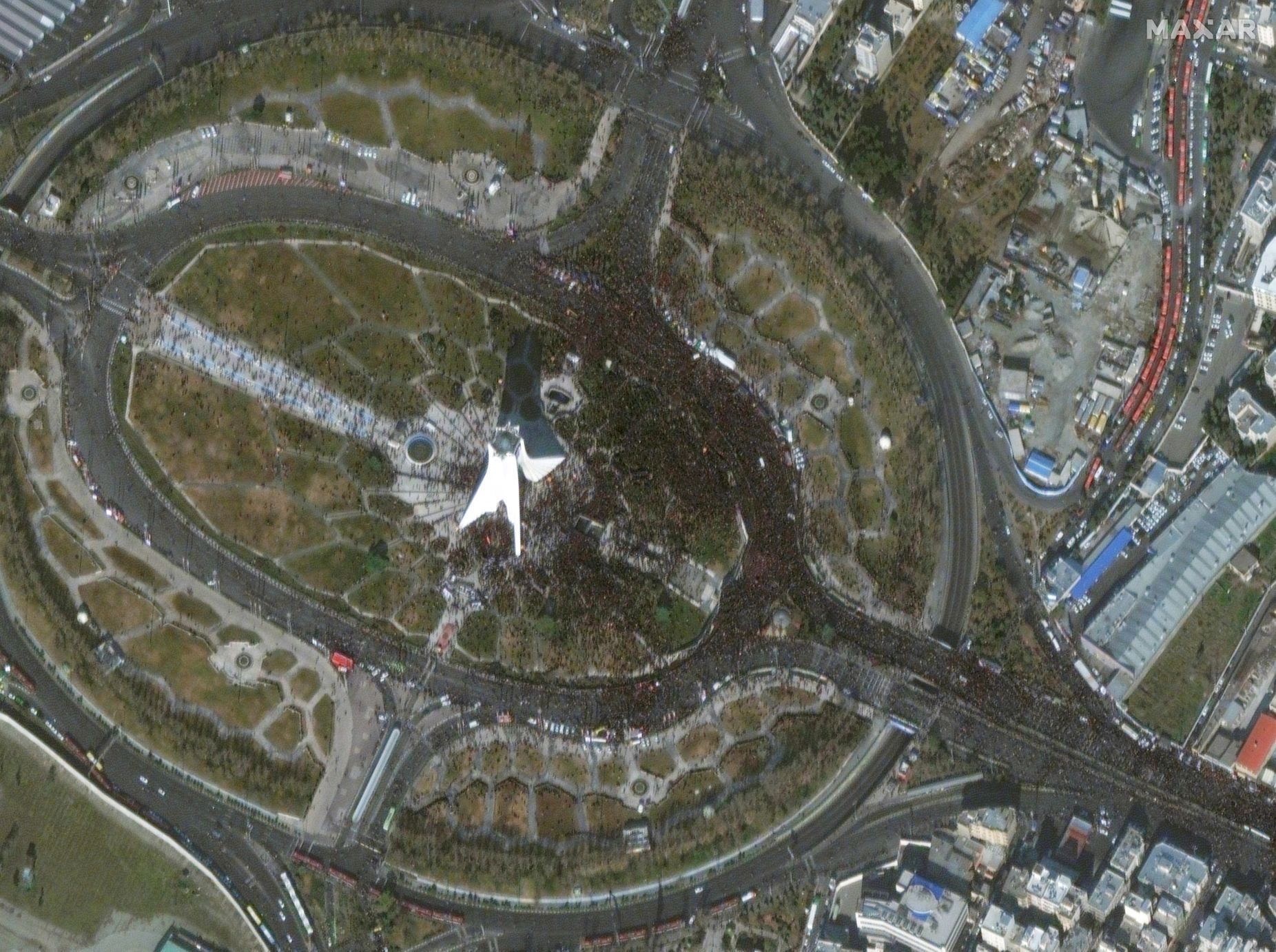 Írán, pohřeb Kásema Solejmáního