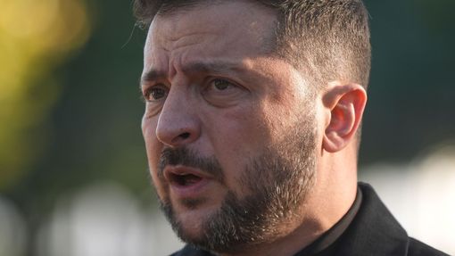 Ukrajinský prezident Volodymyr Zelenskyj po jednání v Bílém domě, 17. října 2025