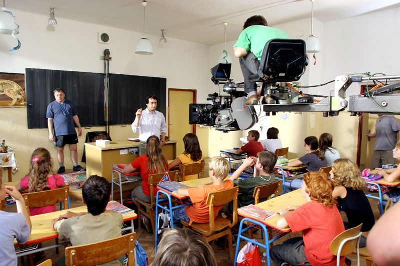 Natáčení ve třídě