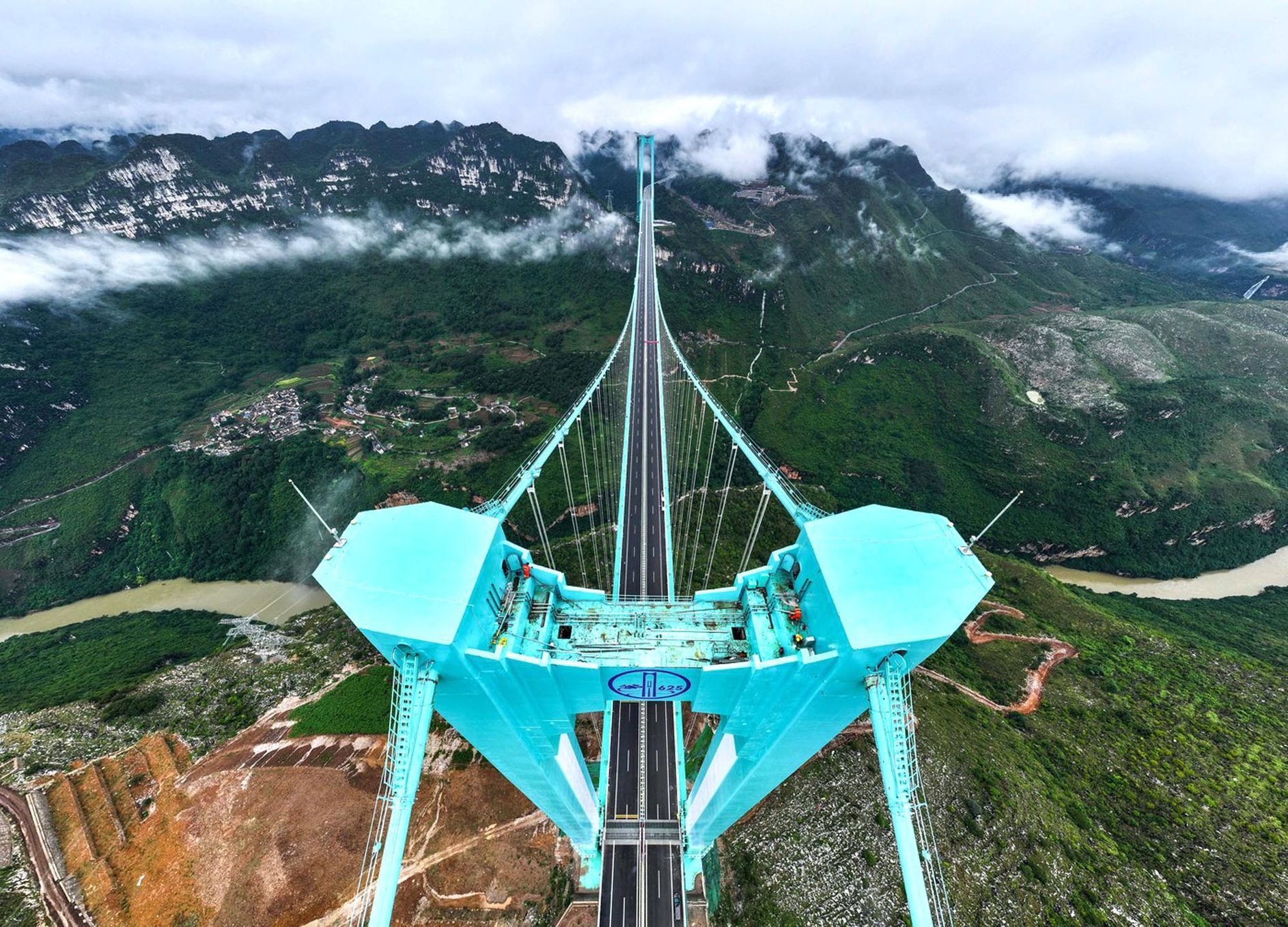 Čína, most, technika, Grand Canyon Bridge