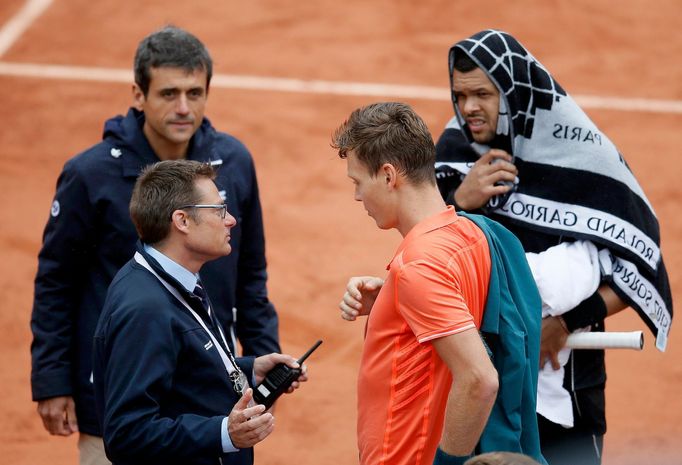 French Open 2015: Tomáš Berdych a Jo-Wilfried Tsonga