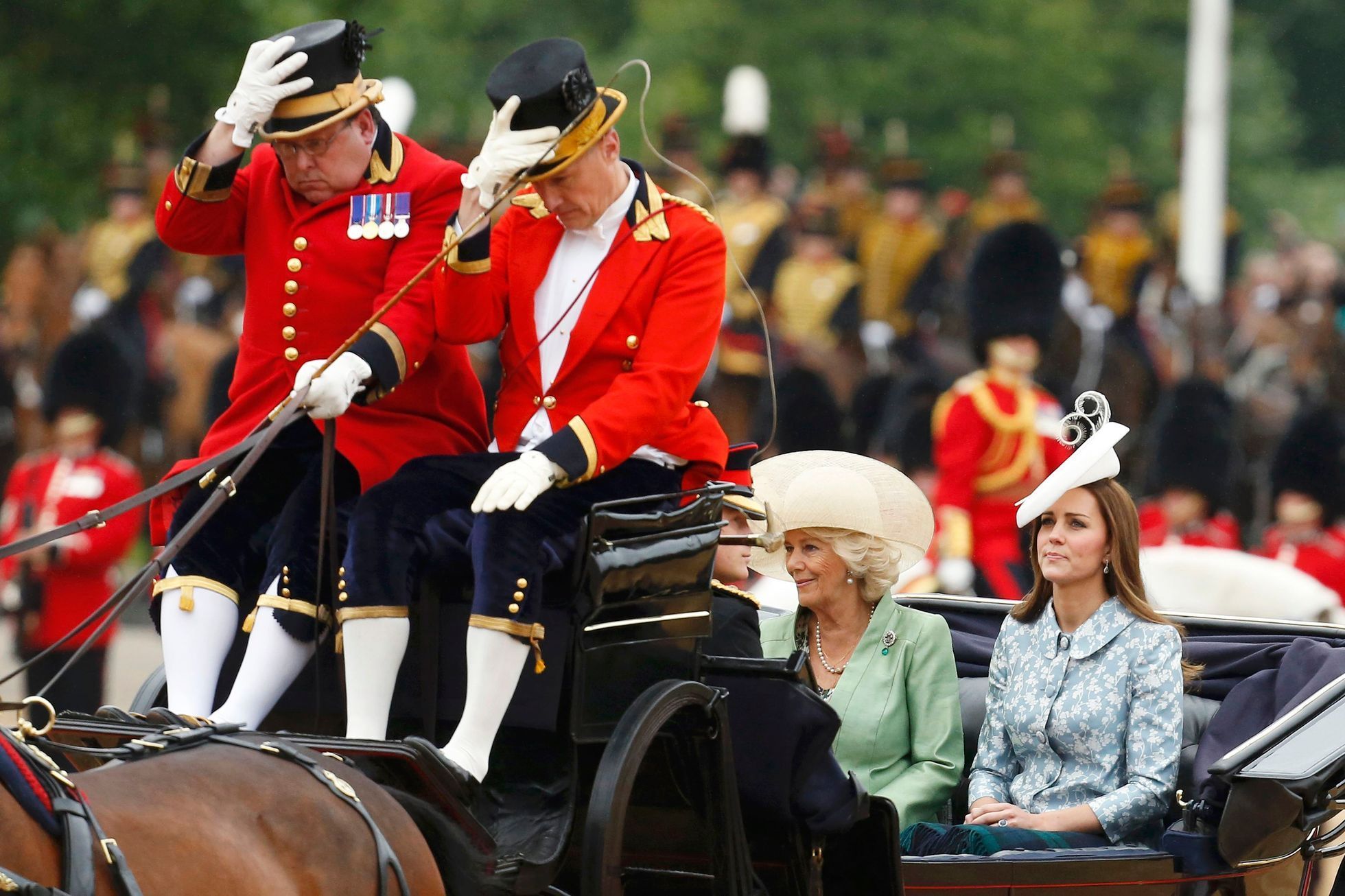Catherine a Camilla - Trooping Colour