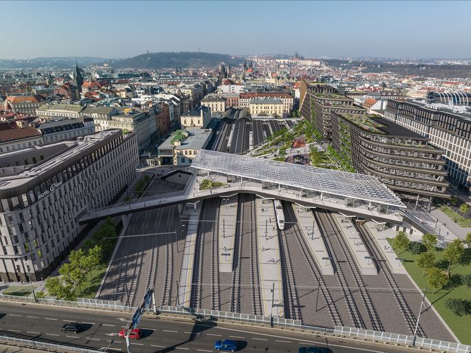 Modernizace a dostavba Masarykova nádraží.