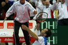 Čeští tenisté klesli v žebříčku týmů, ačkoliv vyhráli