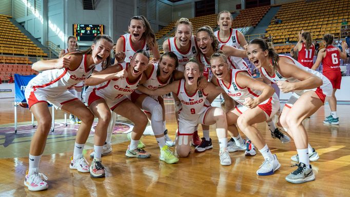 České basketbalistky do 18 let na ME 2022