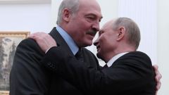 Alexandr Luakšenko a Vladmir Putin se setkali v prosinci dvakrát v Kremlu.