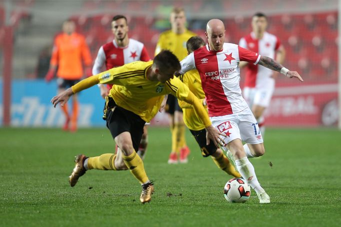 24. kolo HET ligy, Slavia - Karviná: Miroslav Stoch