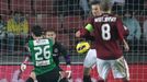 Fotbal, Gambrinus liga, Sparta - Jablonec:   Marek Matějovský (8) - Lukáš Třešňák (26)