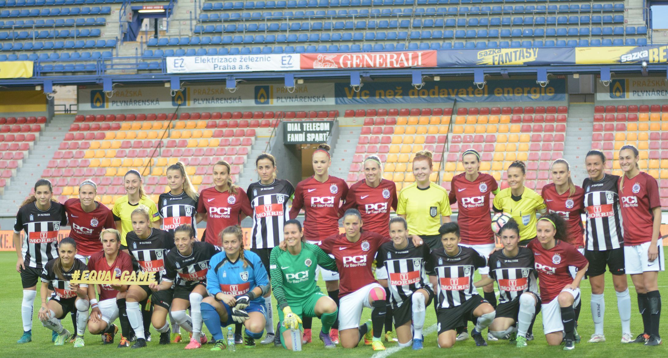 Liga mistryň AC Sparta Praha - PAOK