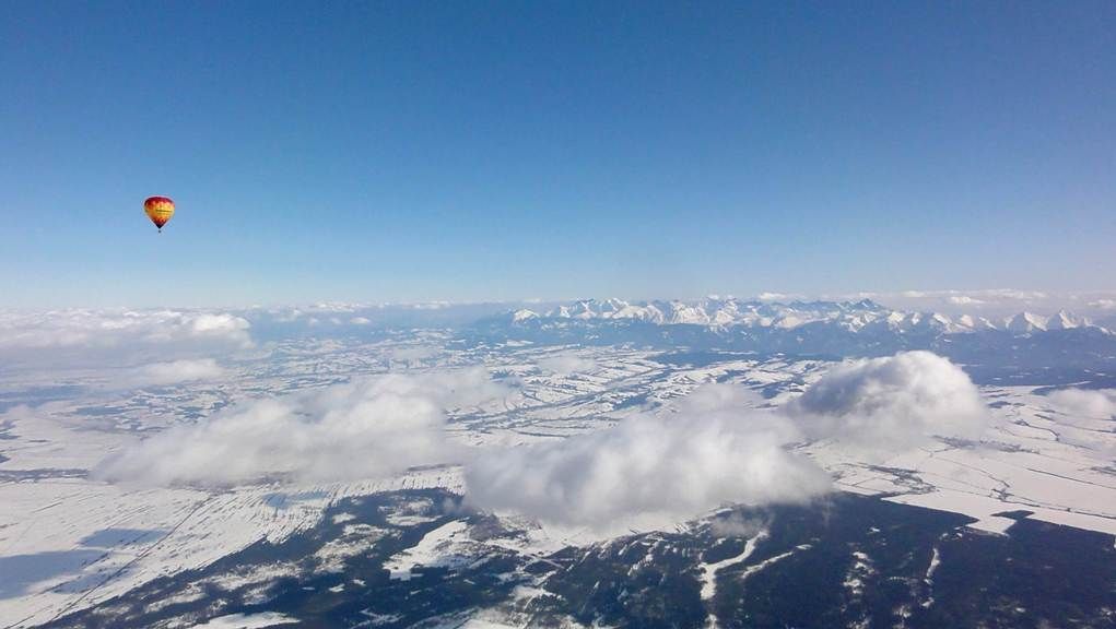 Přelet balonem nad Tatrami