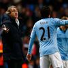 Premier League, Manchester City - Reading: Roberto Mancini a David Silva