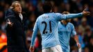 Manchester City byl v nejistotě do poslední minuty. Proto nervózní trenér Roberto Mancini rozdával stále nové a nové příkazy, třeba Davidu Silvovi.