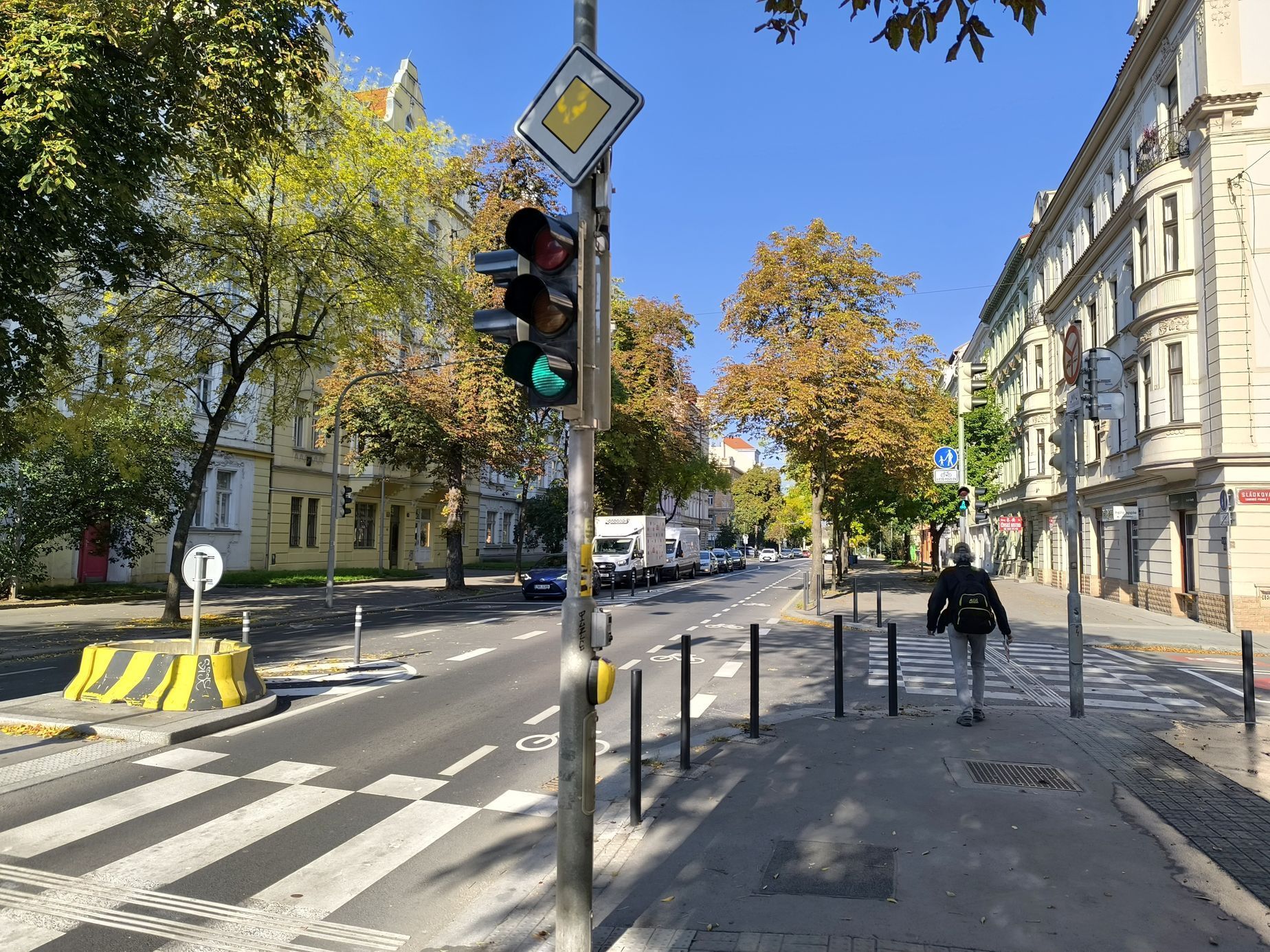 Praha 7 doprava kolony v Korunovační