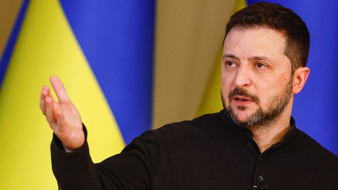Ukrajinský prezident Volodymyr Zelenskyj