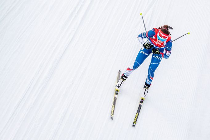 Stíhací závod biatlonistek v Holmenkollenu 2017 (Veronika Vítková)