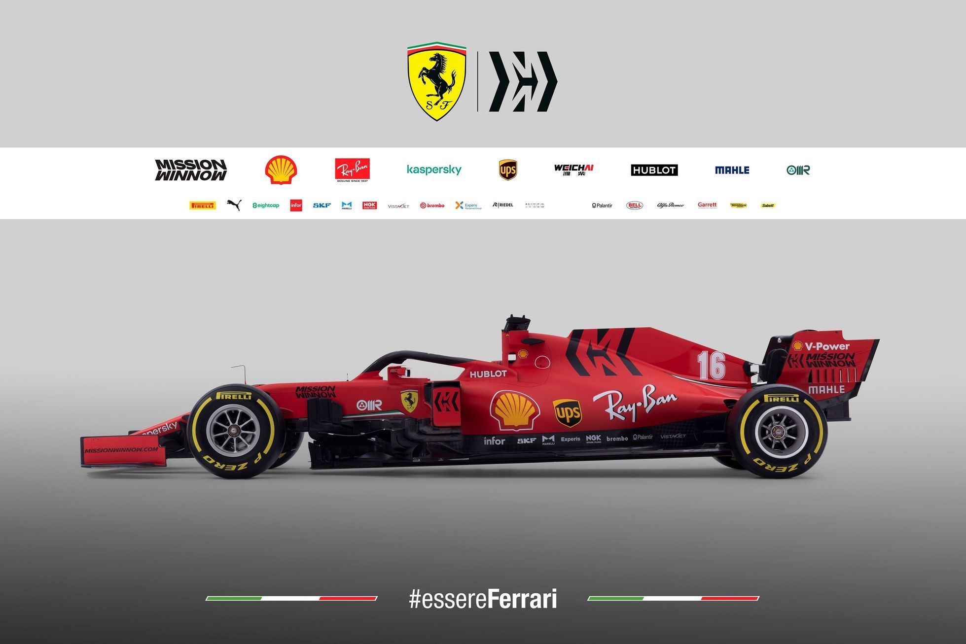 Monopost formule 1 Ferrari SF 1000 pro sezonu 2020