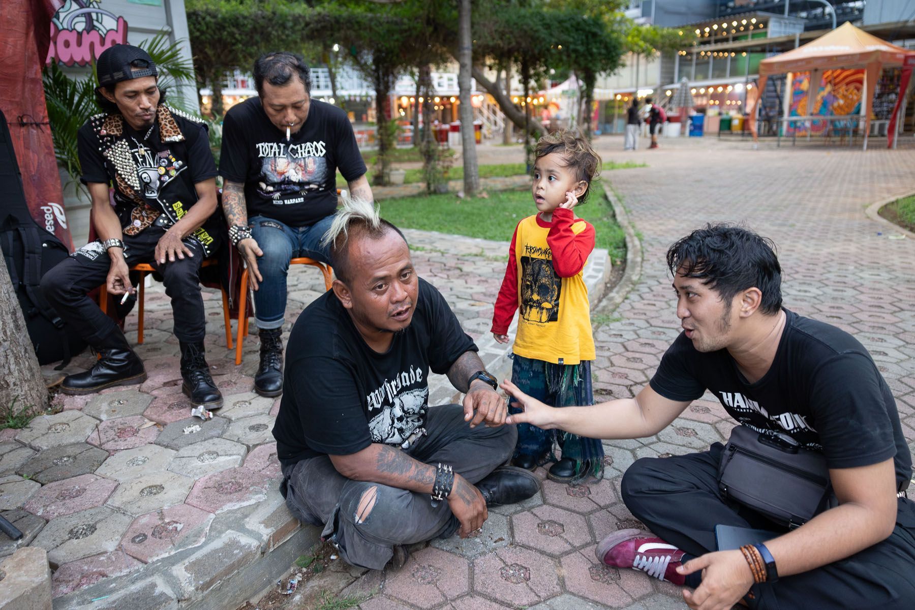 Jakarta, Indonésie, Punk