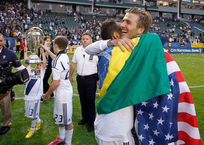 David Beckham se loučí s Los Angeles Galaxy obhajobou mistrovského titulu