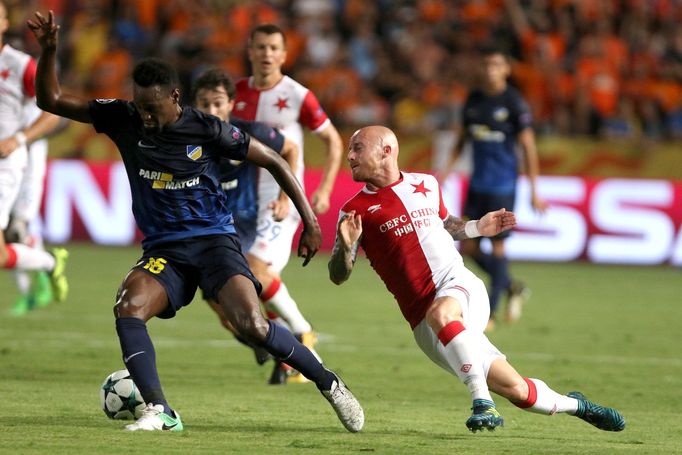 LM, APOEL Nikósia- Slavia: Vinicius - Miroslav Stoch