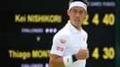 Wimbledon 2019, den druhý: Kei Nišikori