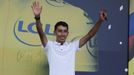 Egan Bernal slaví v Bogotě triumf v Tour de France