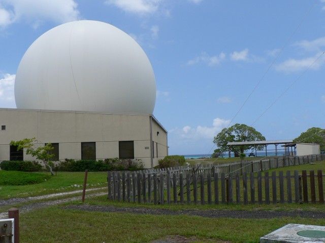 Radar na Marshallových ostrovech, který by měl stát v Brdech