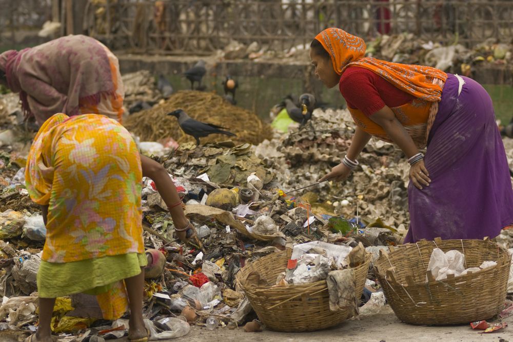 indické sběračky odpadu