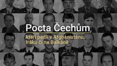 Pocta Čechům, kteří padli v Afghánistánu, Iráku či na Balkáně