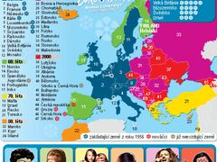 Kabát při vystoupení v rámci národního kola Eurosongu