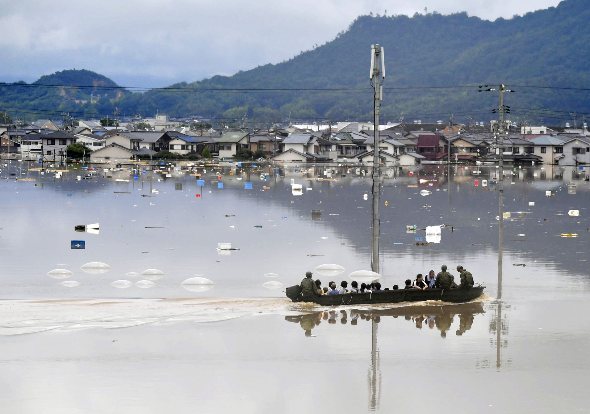 Fotogalerie / Záplavy v Japonsku / Reuters / Červenec 2018 / 5