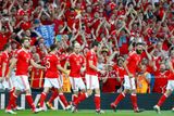 Zatímco Anglie a Slovensko se praly, radovali se na dálku hráči Walesu, kteří po výhře 3:0 nad Ruskem skupinu opanovali.