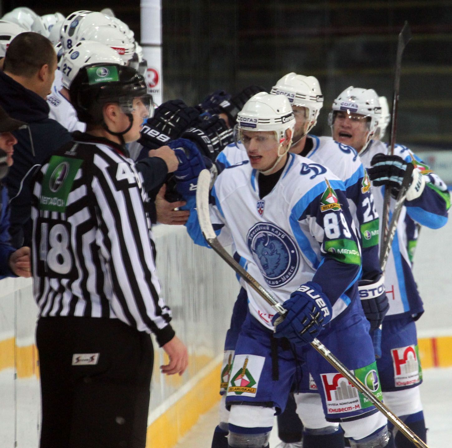 KHL, Lev Praha - Minsk: radost Minsku