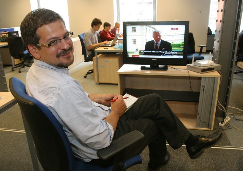 Redakce Aktuálně po stěhování