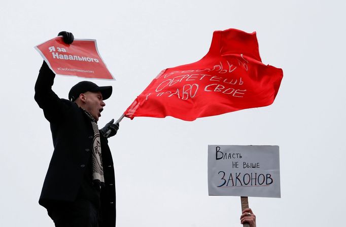 Protesty na podporu Alexeje Navalného