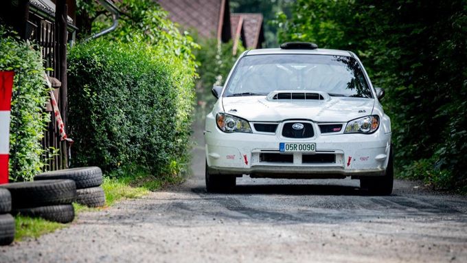 Daniel Suk, Subaru během Rallye Železné hory 2024