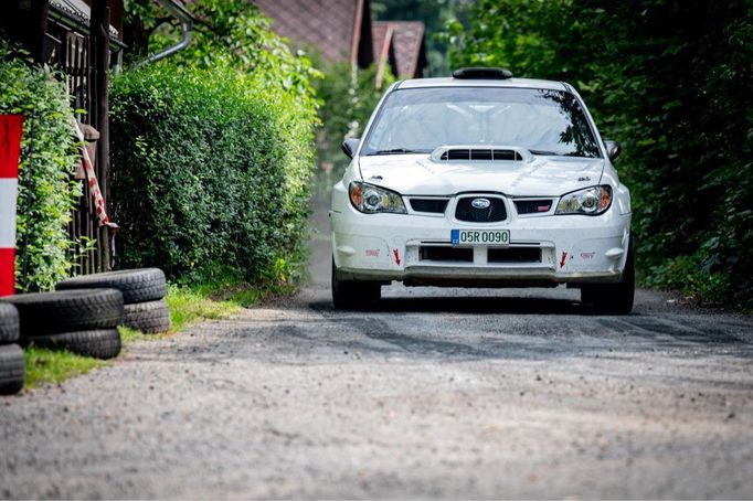 Daniel Suk, Subaru během Rallye Železné hory 2024