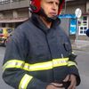 Částečně zřícený dům v pražské Soukenické ulici