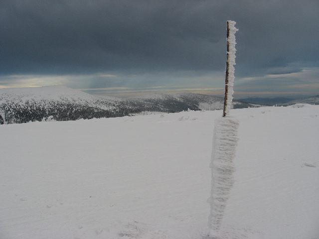 Mráz v Krkonoších