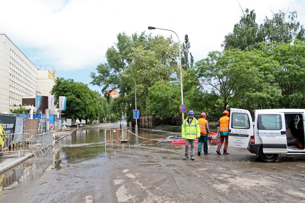 Povodne Praha , 5.6., Libeň