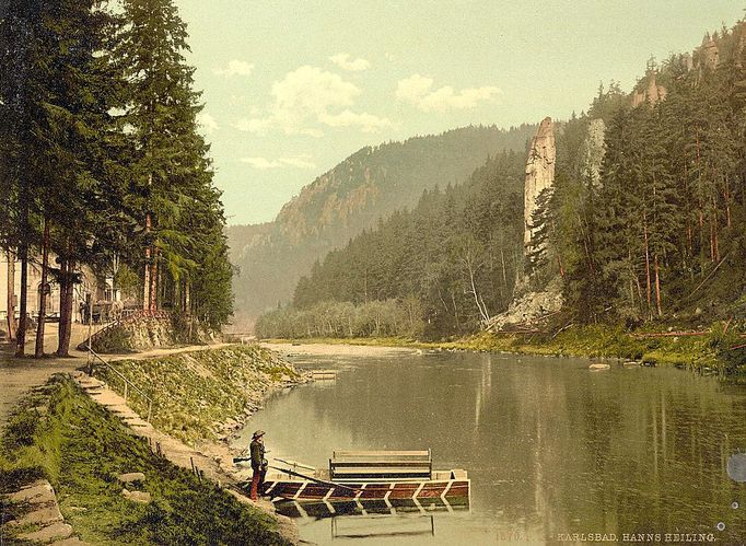 Česko a Slovensko na historických fotochromových snímcích, pořízených kolem roku 1900