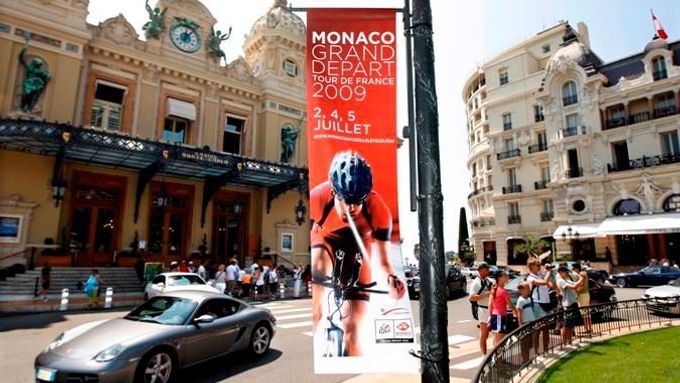 Monako se připravuje na start Tour de France.