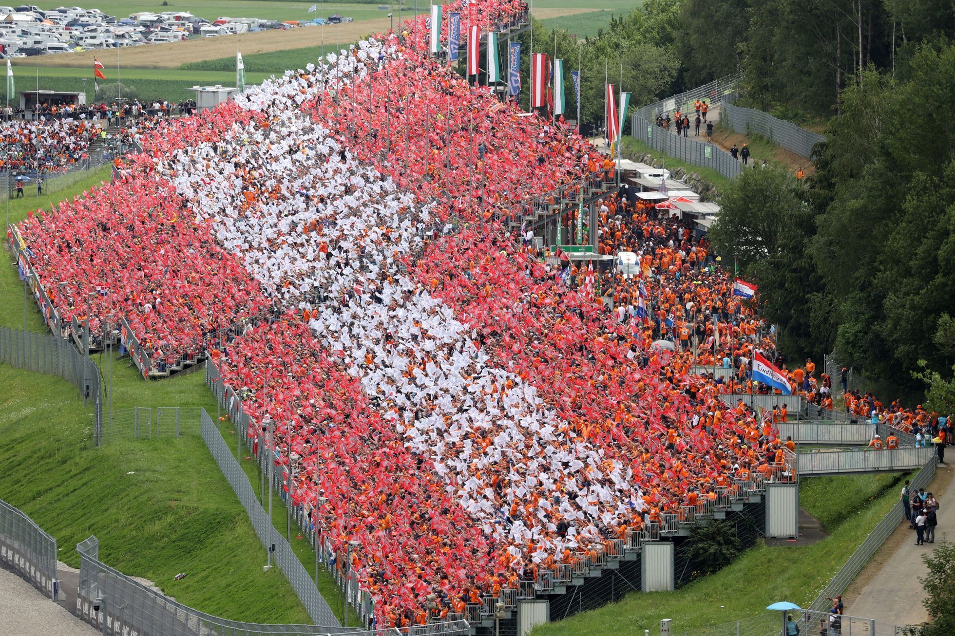 Fanoušci při GP Rakouska F1 2022