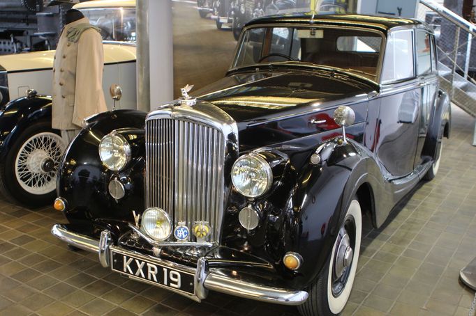 Vůz Bentley Mark VI byl vyroben v roce 1949.