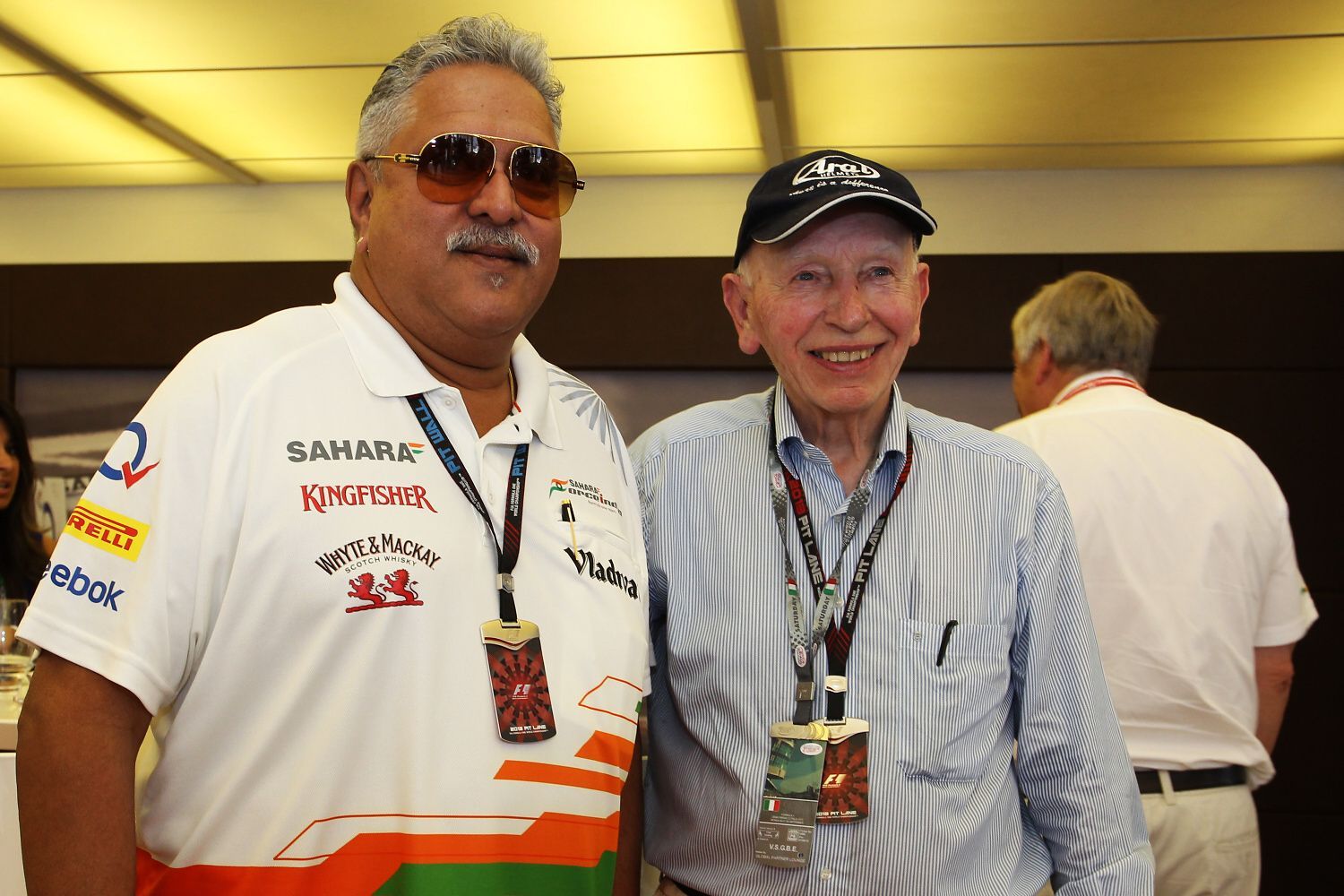 Formule 1, GP Itálie 2013: Vijay Mallya a John Surtees