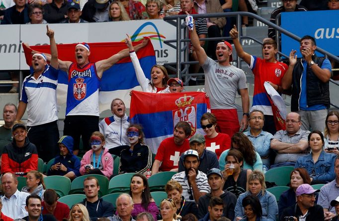 Novak Djokovič vs Stanislas Wawrinka ve čtvrtfinále Australian Open 2014