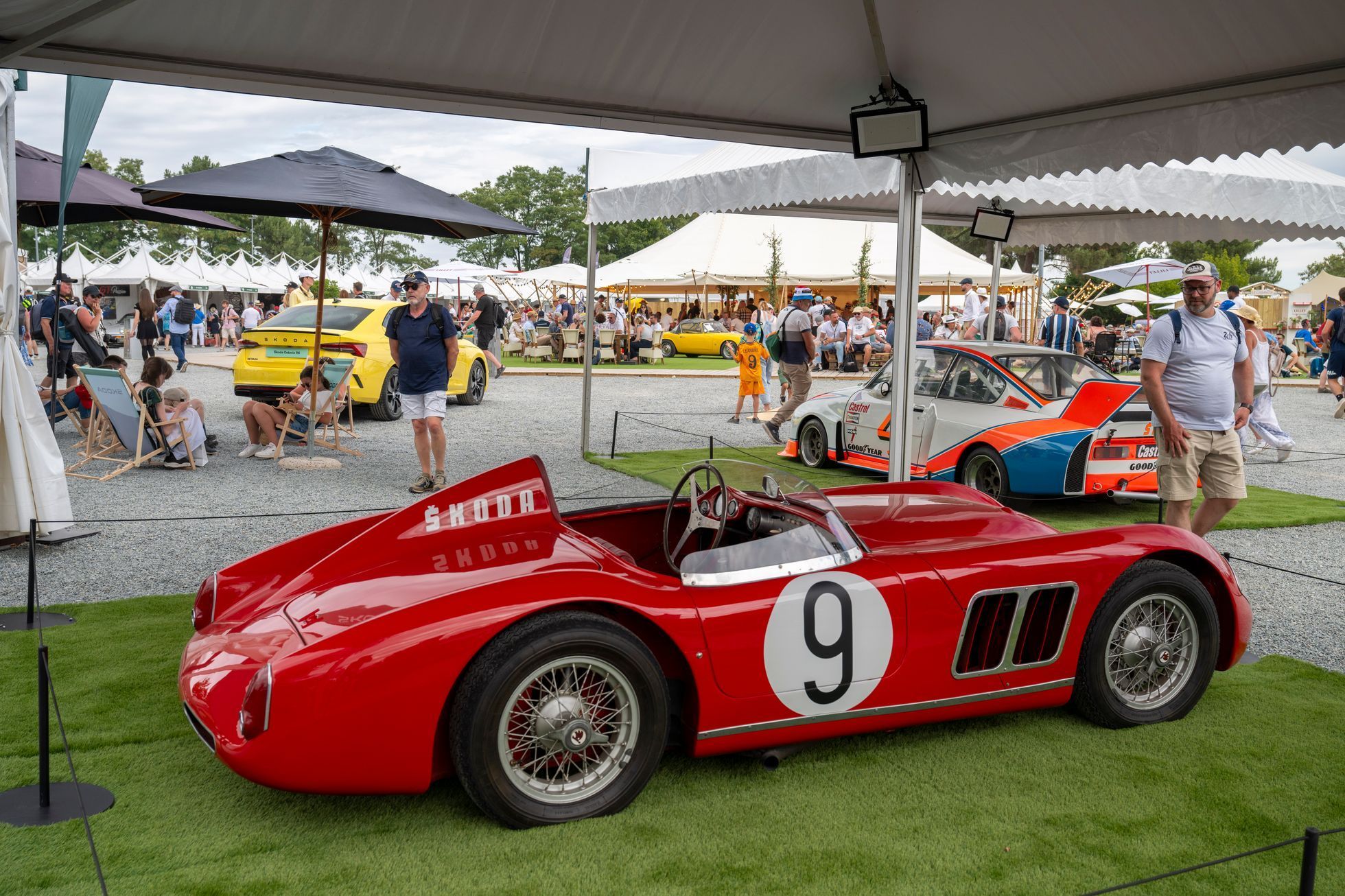 Le Mans Classic 2025 stánek Škoda