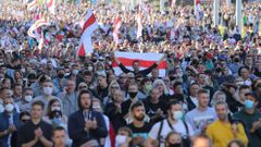 Bělorusko Minsk protesty 20.9.