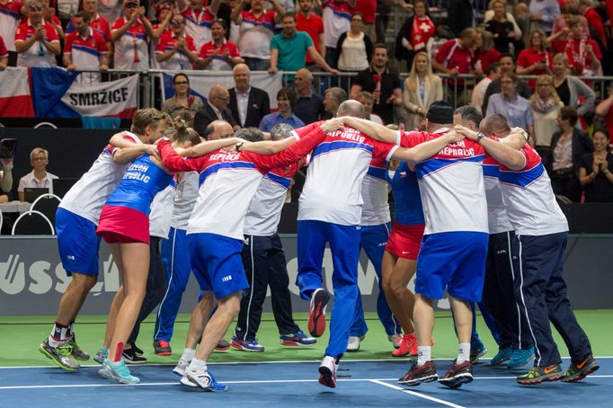 Karolína Plíšková a Lucie Hradecká.