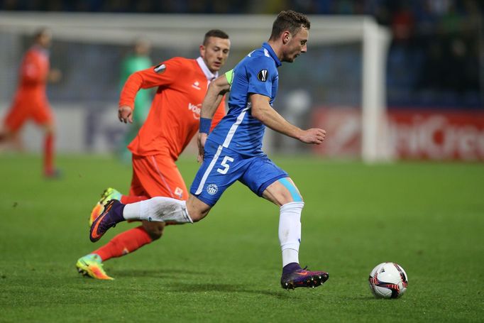 Liberec - Fiorentina, Evropská liga 2016/17. Vladimír Coufal